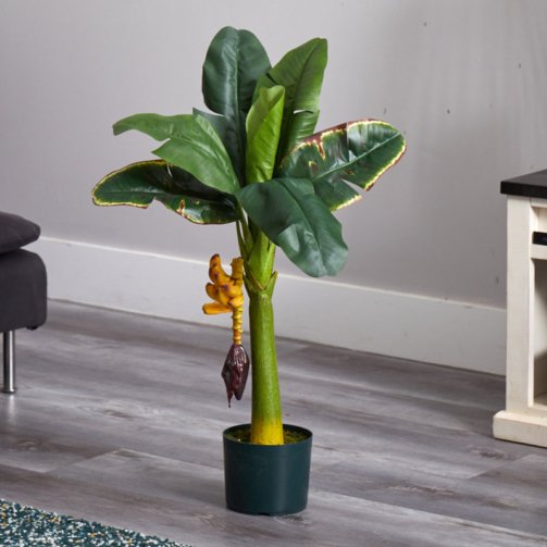Aahil+36''+Faux+Banana+Leaf+Plant+in+Pot (2)