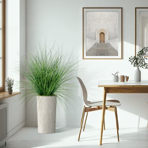 Onion Grass Silk Tree - Artificial Plants in Modern Outdoor Floor Decoration